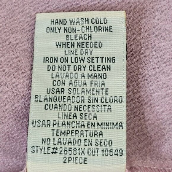 Maya Brooke Dress Jacket Size 8 Sequins Tea Rose Pink Lightweight Sheer Open - Picture 8 of 12